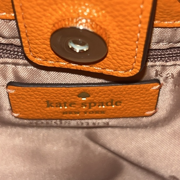 ♠️kate spade Rosie Small Mini Bucket Crossbody Bag, Carrot Cake Orange NWT - Picture 11 of 14